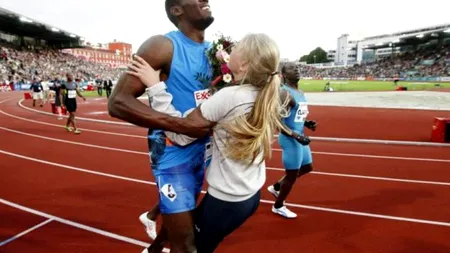 Final de cursă cu emoții pentru Usain Bolt