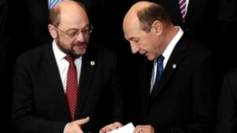 Președintele PE: Am fost surprins de observațiile lui Băsescu, o să îl întreb personal ce a vrut să spună