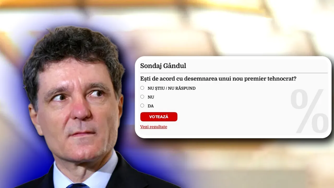 Aproape 4.000 de români au răspuns la Sondajul Gândul: ”Ești de acord cu desemnarea unui nou premier tehnocrat?” Ce vor cititorii Gândul