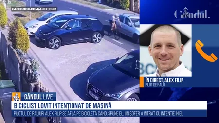 Pilotul de raliu Alex Filip a explicat la Gândul LIVE cum a ajuns să fie lovit intenționat de un șofer, când mergea cu bicicleta: „A considerat că sunt în plus și trebuie să îmi acorde o lecție”