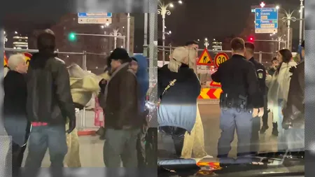 VIDEO | O bombă blondă snopește în pumni un băiat cu ochelari înconjurată de bombardieri fideli