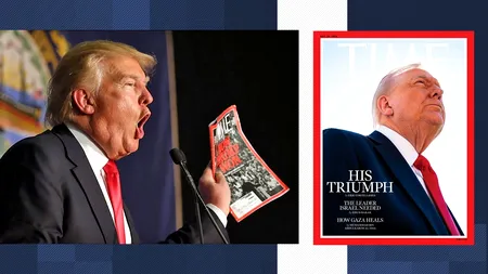 Donald Trump, NEMULȚUMIT de fotografia de pe coperta revistei 