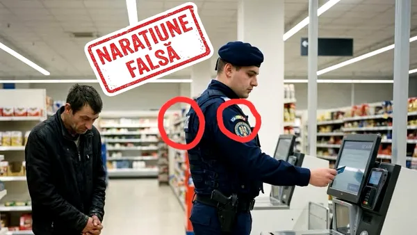 Fals demascat de Jandarmerie: „Un tată care a sustras dintr-un magazin lapte pentru copilul lui a fost iertat de jandarm”