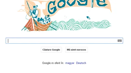 HERMAN MELVILLE, omagiat de GOOGLE printr-un DOODLE cu MOBY DICK. VIDEO