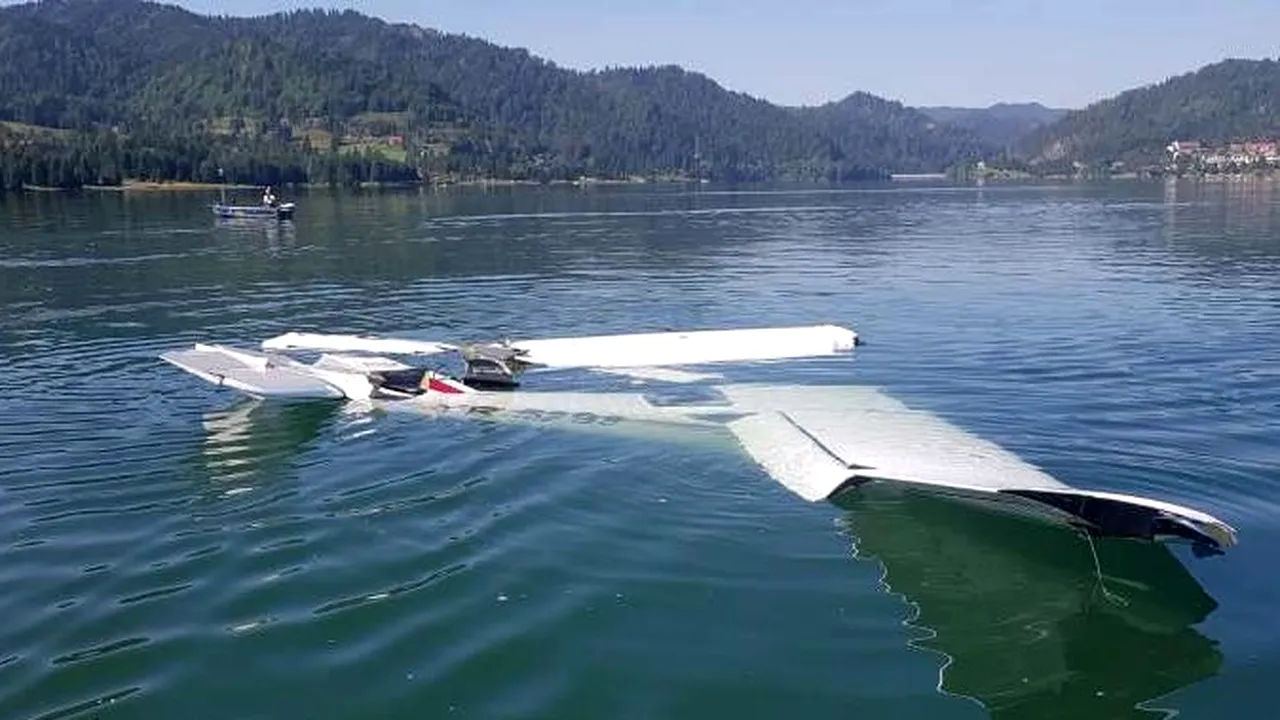 S-a aflat cine era pilotul avionului prăbușit în Lacul Colibița. Era un cunoscut afacerist din Bistrița