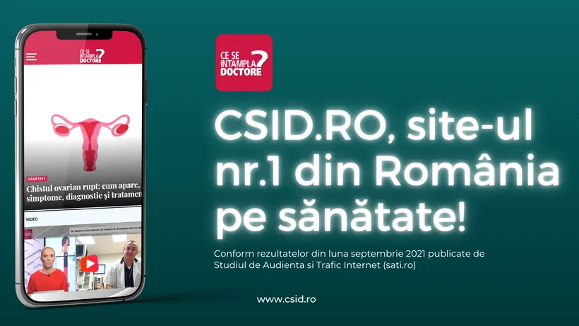 OFICIAL. CSID.ro – cel mai citit site din domeniul Sănătate și îngrijire personală, în luna septembrie