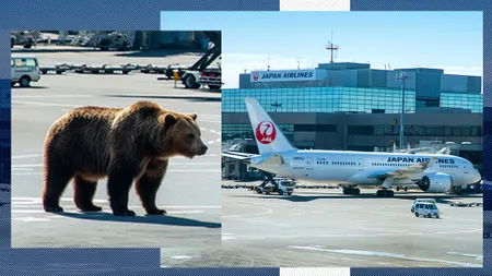 Japonia a închis un aeroport din cauza unei ursoaice. Animalul a fost văzut în timpul îmbarcării