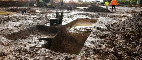 Rămășițele unui lac antic și ale mai multor artefacte romane, găsite într-un sat din Marea Britanie