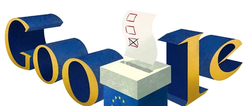 ALEGERI EUROPARLAMENTARE 2014, marcate de Google prin Doodle. De ce trebuie să votăm la ALEGERILE EUROPARLAMENTARE 2014