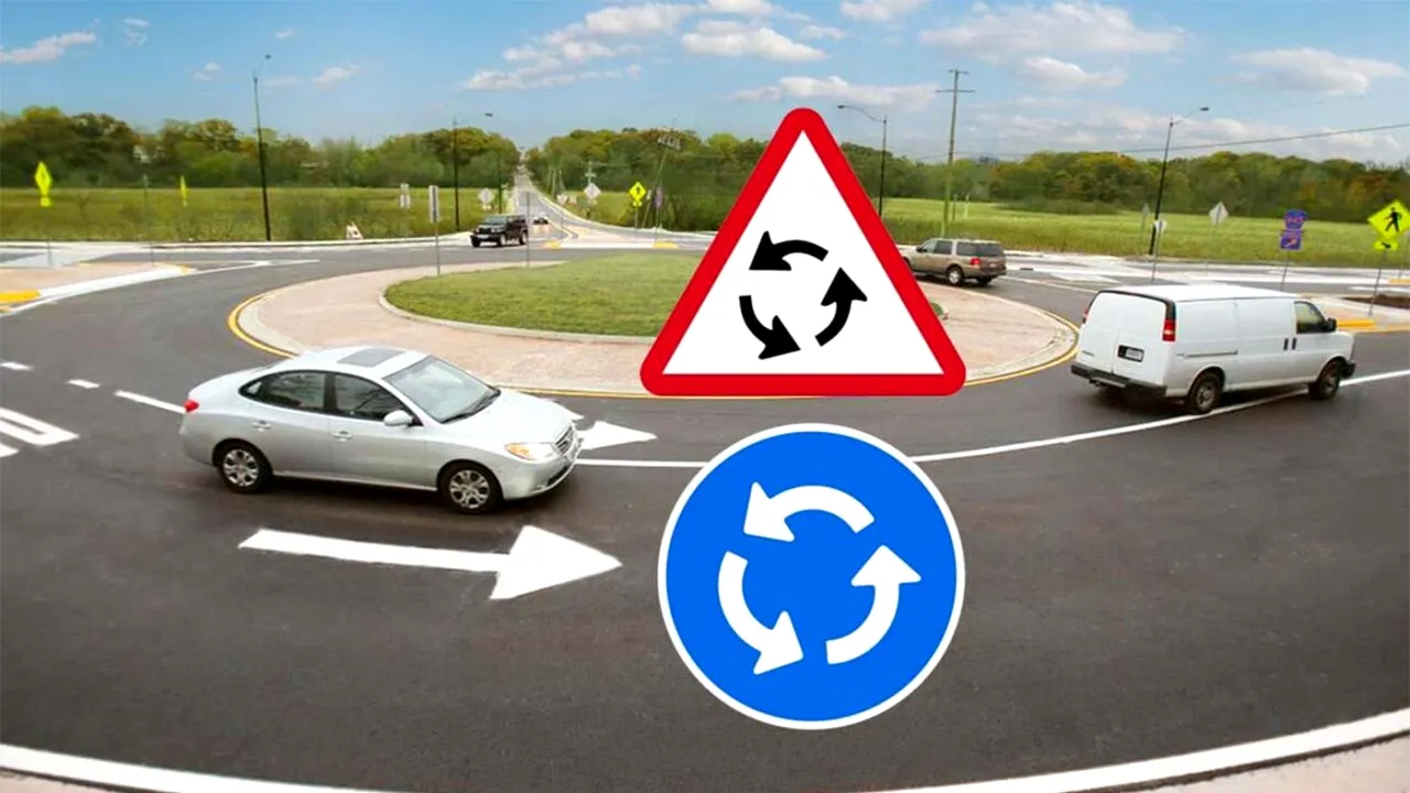 Cum se circulă în sensul GIRATORIU în 2025. Puțini șoferi români cunosc această modificare din Codul Rutier