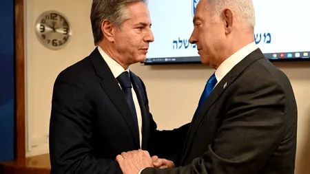Antony Blinken reafirmă angajamentul SUA pentru apărarea Israelului și condamnă ”atrocitățile” comise de militanții palestinieni