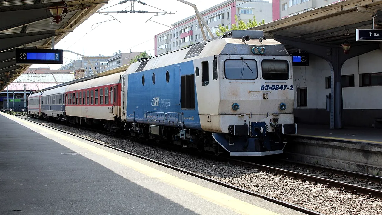 Circulația trenurilor a fost oprită temporar pe un sector FEROVIAR din sud-vestul țării