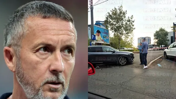 Mihai Stoica, implicat într-un accident în Capitală. Tehnicianul spune că mașina sa este „daună totală”. „Sunt bine. A intrat o persoană în mine”