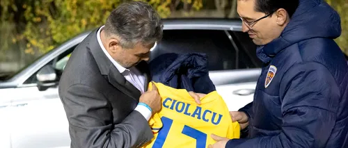 GALERIE FOTO: Marcel Ciolacu a vizitat fotbaliștii care duc România la EURO 2024: „Suntem mândri de voi! Hai, România”