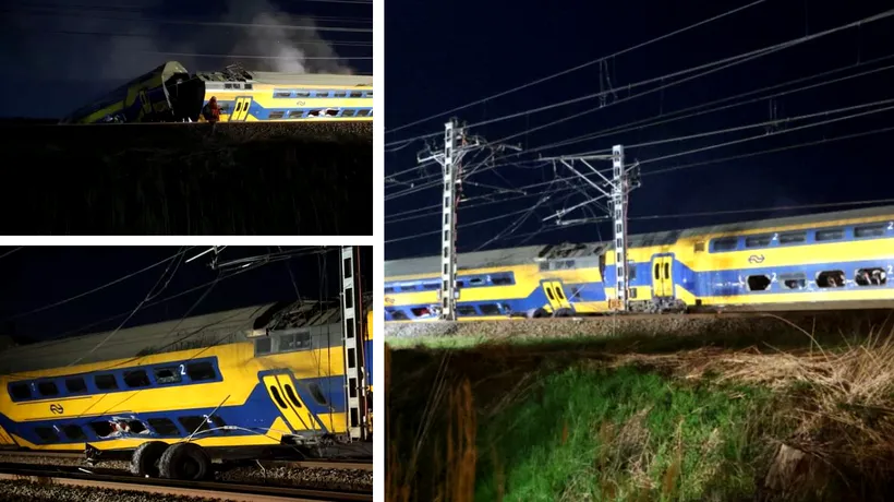 Cel puțin un mort și 30 de răniți în urma unui ACCIDENT feroviar cumplit în Olanda