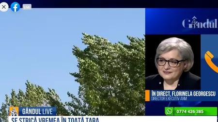 Gândul LIVE. Cea mai bună veste! Director ANM: „Nu este exclus să ne întoarcem la 30 de grade de săptămâna viitoare”