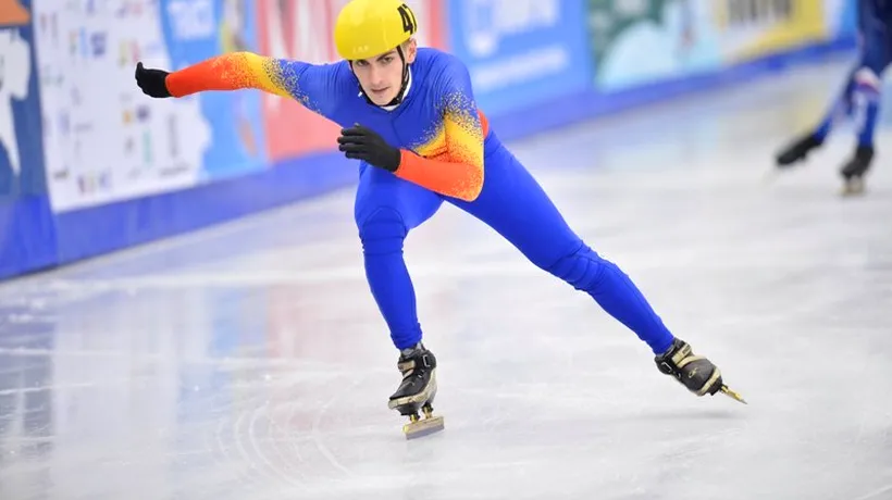 FOTE 2013. Medaliatul cu aur și argint la patinaj, Emil Imre, este nevoit să se descurce cu o singură pereche de patine. Răspunsul Federației: Are două