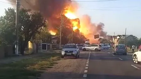 Exploziile de la stația GPL din Crevedia ajung în presa internațională