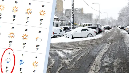 Când vine iarna în România, de fapt. Pe ce dată va fi prima temperatură negativă în București, potrivit meteorologilor Accuweather