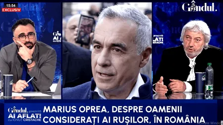 Anularea alegerilor, o confruntare între grupările din servicii? Marius Oprea: Georgescu e pe placul uneia/A câștigat acea parte care mai și lucrează