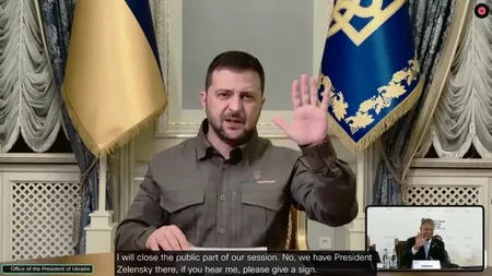 VIDEO | Volodimir Zelenski le-a cerut liderilor prezenți la Summitul Inițiativei celor 3 Mări să ridice interdicția de export a Ucrainei