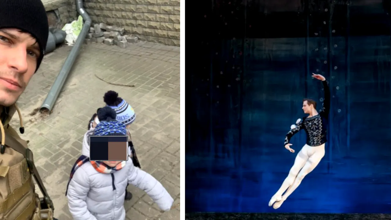 FOTO| Povestea balerinului din Kiev care a lăsat scena și a plecat cu arma în mână pe străzile orașului. „Noi nu suntem ca ei, nu tragem în oameni”