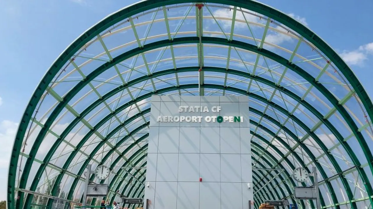 Când se va face recepția lucrărilor la calea ferată Gara de Nord-Otopeni. Ministrul Transporturilor a făcut anunțul