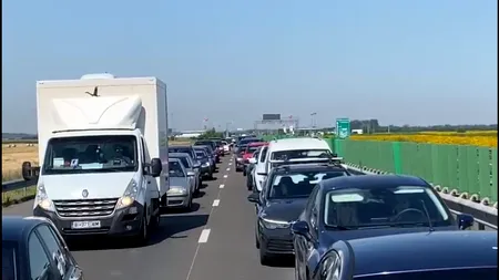 Accident cu patru mașini pe Autostrada Soarelui. Traficul este îngreunat