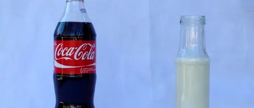 Ce se întâmplă când amesteci laptele cu Coca-Cola
