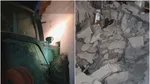 Un bărbat beat a intrat cu tractorul neînmatriculat într-o casă din Iași