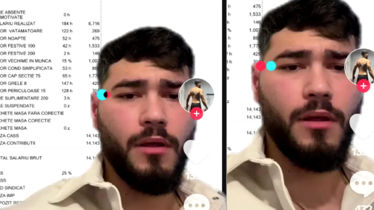 Sătul de ironii, Alexandru, un tânăr mecanic CFR, și-a postat fluturașul de salariu pe TikTok: „Se poate și în România”