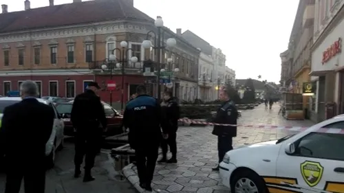 Banca din Lugoj, evacuată degeaba: ce era, de fapt, grenada găsită pe un birou