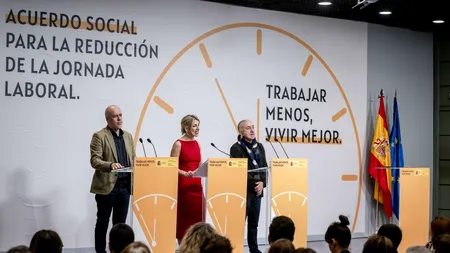Acord între Guvern și cele mai mari sindicate pentru o săptămână de lucru MAI SCURTĂ în Spania