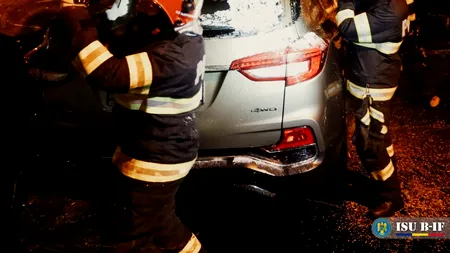 FOTO | Zeci de mașini avariate în București și Ilfov, din cauza fenomenelor meteo