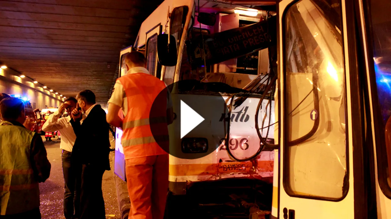 FILMUL ACCIDENTULUI DE TRAMVAI DIN PASAJUL LUJERULUI