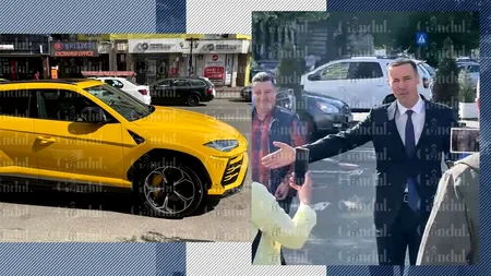 Baronul de la PRAHOVA își ascunde LAMBORGHINI de ochii presei / Dumitrescu se dă jos din bolid la colț