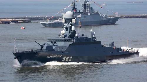 Alertă în Marea Baltică! O navă militară rusă a intrat într-un vas elvețian!