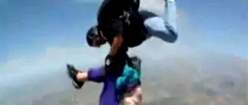 VIDEO: Ce a pățit o femeie de 80 de ani care a sărit cu parașuta. 141.000 de oameni au văzut-o pe YouTube în două zile