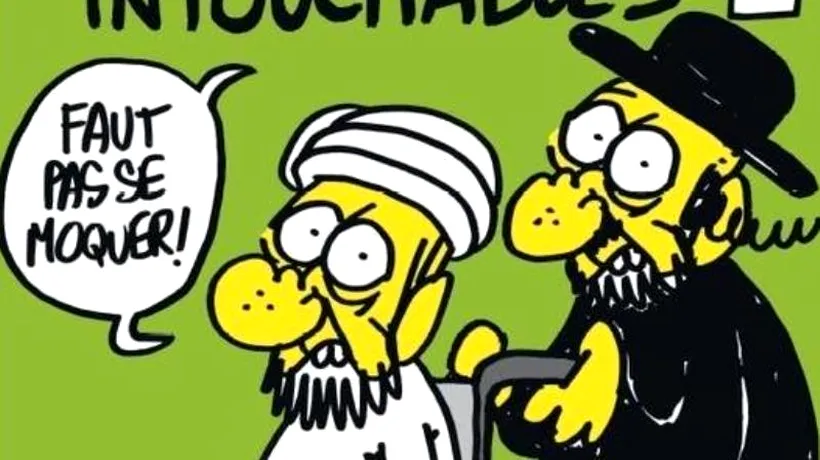 Revista satirică franceză Charlie Hebdo a publicat noi caricaturi cu Profetul Mahomed