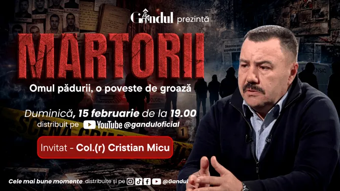 Cazul Eugen Galeș, criminalul în serie care a îngrozit România, la MARTORII – Duminică, 15 februarie, ora 19:00