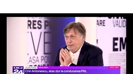 Crin Antonescu: Destinul PNL-ului ar putea intra în capitolul final / Domnul CIUCĂ e un om cumsecade, dar anturajul îl strică