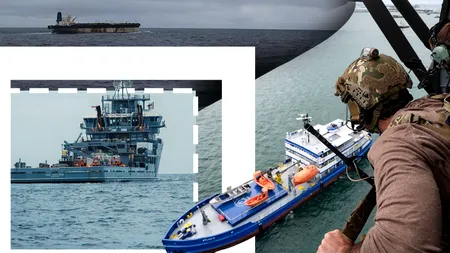 SUA au capturat în Atlantic petrolierul clandestin al Venezuelei cu tot cu echipajul rus. Casa Albă anunță că vrea să trimită în judecată echipajul