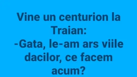 Bancul de joi | Traian, centurionul și dacii