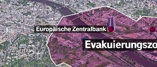 Sediul BCE din Frankfurt, evacuat după găsirea unei bombe de 500 de kilograme 