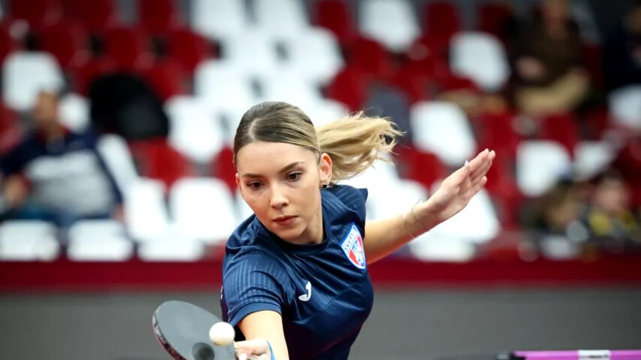 Bernadette Szocs și Eduard Ionescu, campioni naționali la tenis de masă. Apariția prin care a surprins Bernie