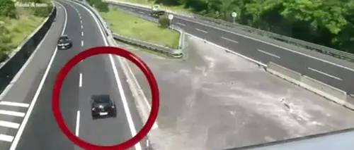 Un șofer român a șocat Italia. Ce a pățit după ce a condus 15 km pe contrasens pe o autostradă