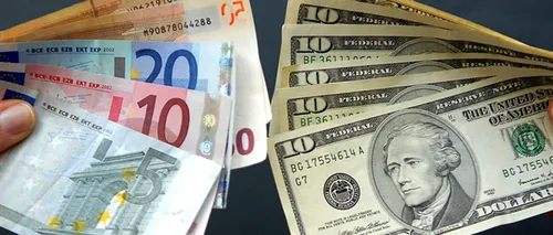 EURO a atins luni minimul ultimelor patru luni față de DOLAR