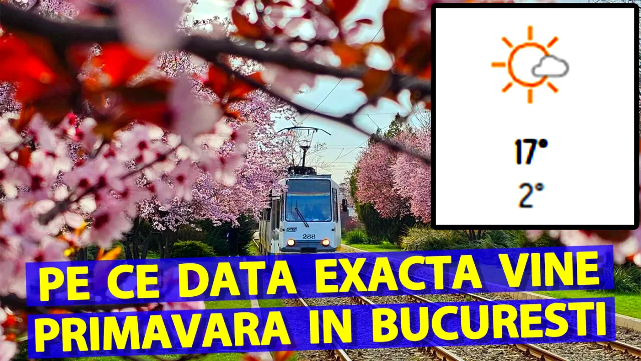 Pe ce dată exactă vine primăvara în București, de fapt. Meteorologii Accuweather au anunțat când se încălzește vremea