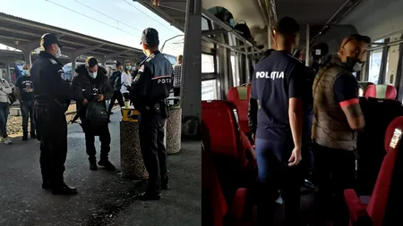 Controale la Gara de Nord, în vederea verificării măsurilor de protecție. Ce amenzi au dat polițiștii