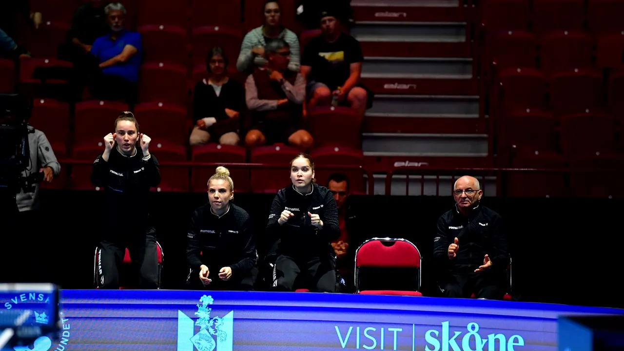 Victorie pentru echipa României în sferturile Campionatelor Europene de tenis de masă. Țara noastră a învins Spania